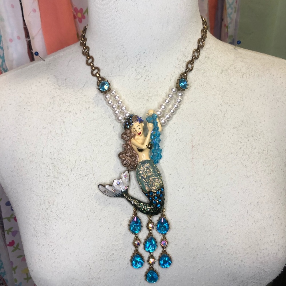 Betsey Johnson Mermaid Necklace